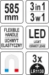 YATO Set recuperare magnetică (YT-06613)