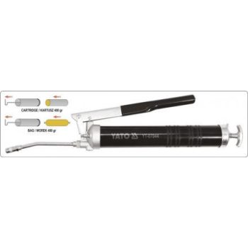 YATO Pompă de uns manuală 600 ml, 31–70 MPa (YT-07044)