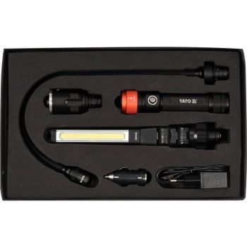 YATO Lampă LED acumulator 3 în 1, 380 lm (YT-08521)