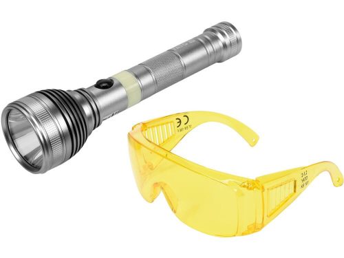 YATO Lanternă UV acumulator + ochelari (YT-08588)
