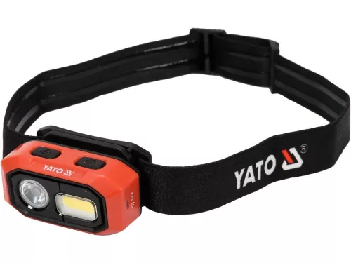 YATO Lanternă frontală LED acumulator 480 lm cu senzor mișcare (YT-08592)