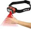 YATO Lanternă frontală LED acumulator/ baterii, 500 lm cu senzor mișcare (YT-08593)