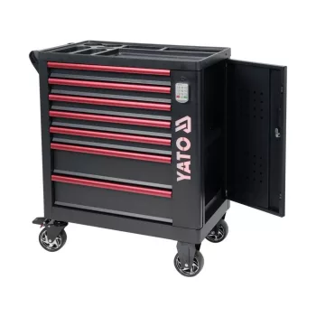   YATO Căruț scule cu 7 sertare cu închidere pe cod 982x755x455 mm (YT-09004)