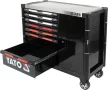 YATO Căruț scule cu 8 sertare și spațiu suplimentar de depozitare 1100x990x480 mm (YT-09033)