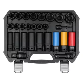   YATO set chei tubulare de impact 1/2", 27 piese (YT-10558)