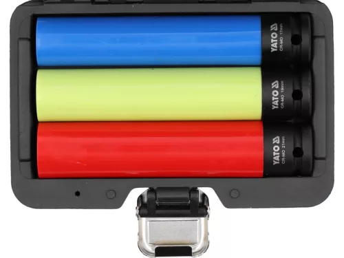 YATO Set tubulare lungi pentru jante aliaj 1/2" 3 piese (YT-10565)