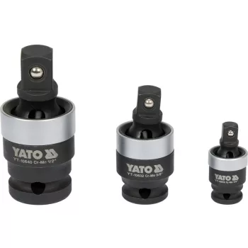   YATO Set universal articulații cardanice 3 piese 1/4", 3/8", 1/2" (YT-10642)