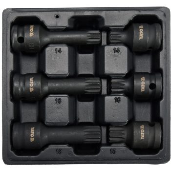 YATO Set tubulare pentru mașină SPLINE (YT-10652)