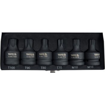 YATO Set biți/chei Torx 6 piese 3/4" (YT-10653)