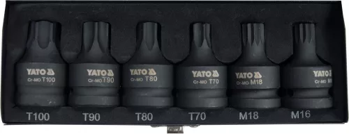 YATO Set biți/chei Torx 6 piese 3/4" (YT-10653)