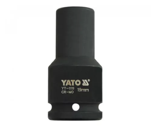 YATO Tubulară pentru impact 3/4" 19 mm lungă (YT-1119)