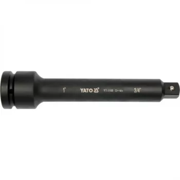   YATO Prelungitor + adaptor tubulară mașină 1"–3/4" 250 mm (YT-1169)