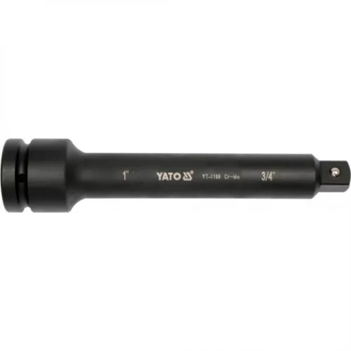 YATO Prelungitor + adaptor tubulară mașină 1"–3/4" 250 mm (YT-1169)
