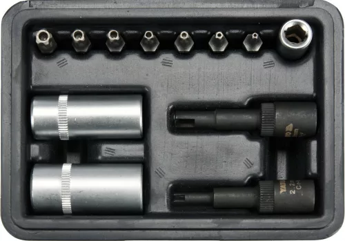 YATO Set biți PT pentru instalații AC 1/4" 12 piese (YT-12007)