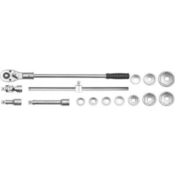   YATO Set chei tubulare 15 piese 3/4" 30-60 mm CrV (YT-1334)