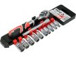 YATO Set chei tubulare 12 piese 1/4" 4–13 mm CrV (YT-14432)