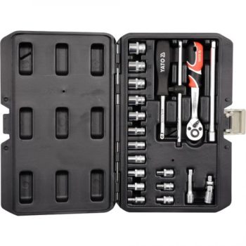   YATO Set chei tubulare 20 piese 3,5–14 mm 1/4" CrV (YT-14491)