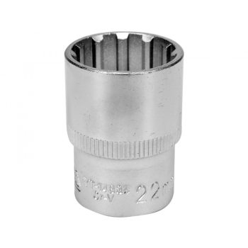 YATO Cheie tubulară 12 muchii 1/2" 22 mm (YT-14834)
