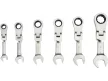 YATO set chei combinate articulate cu clichet scurte 7 piese 8–19 mm (YT-16977)