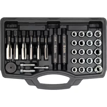   YATO Set reparație filet bujii incandescente 33 piese (YT-17710)