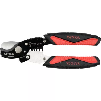 YATO Clește tăiat și dezizolat cabluri 170 mm (YT-19691)