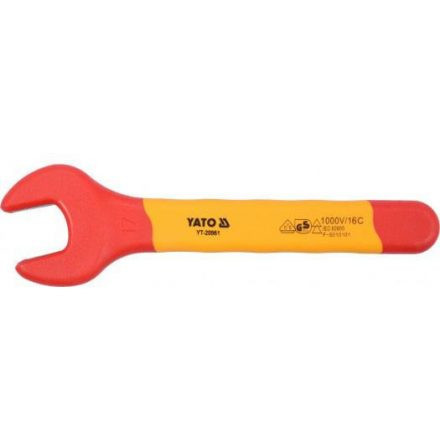 YATO Cheie fixă 17 mm izolată până la 1000 V, CrV (YT-20961)