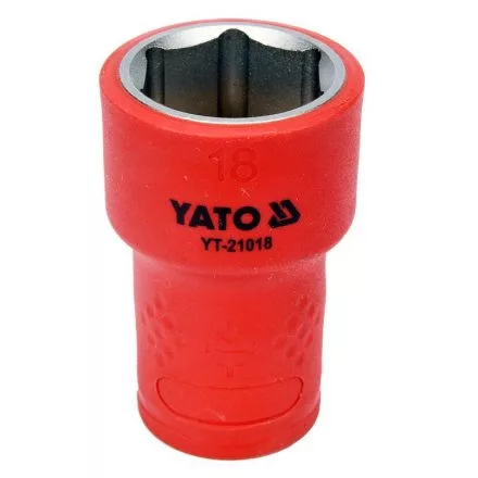 YATO Tubulară 18 mm 3/8" izolată până la 1000 V (YT-21018)