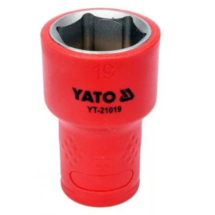 YATO Tubulară 19 mm 3/8" izolată până la 1000 V (YT-21019)