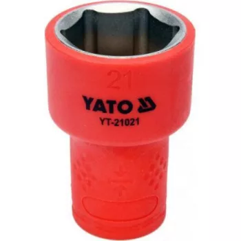   YATO Tubulară 21 mm 3/8" izolată până la 1000 V (YT-21021)