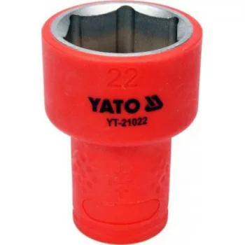  YATO Tubulară 22 mm 3/8" izolată până la 1000 V (YT-21022)