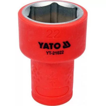 YATO Tubulară 22 mm 3/8" izolată până la 1000 V (YT-21022)