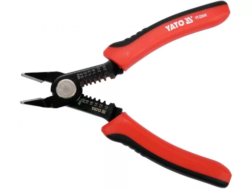 YATO Clește tăiat și dezizolat cabluri 140 mm (YT-22640)