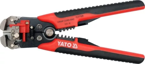 YATO Clește de dezizolat & sertizat 210 mm 0,2–6,0 mm² (YT-2278)