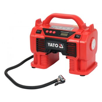   YATO Compresor cu acumulator 11 bar 18 V (fără acumulator și încărcător) + adaptor 12 V brichetă auto (YT-23248)