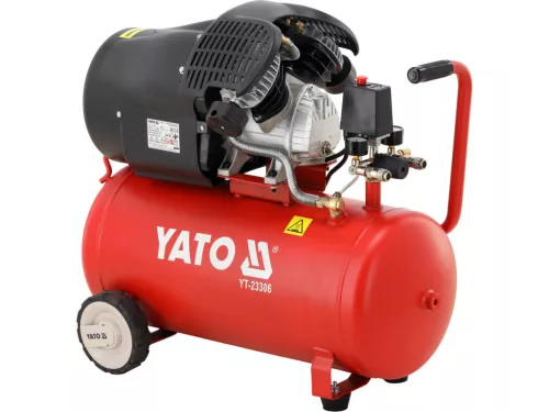YATO Compresor cu ulei 2200 W (3 CP) rezervor 50 L, 220 V (YT-23306)