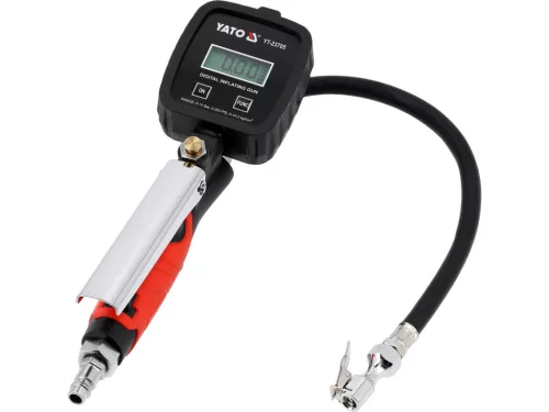 YATO Pistol umflare roți cu manometru digital, LCD (YT-23705)