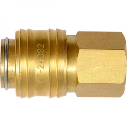 YATO Cuplaj rapid pneumatic 1/4" (6,3 mm) alamă (YT-24092)
