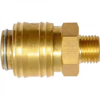   YATO Cuplaj rapid pneumatic 1/4" (6,3 mm) alamă (YT-24094)