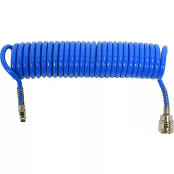   YATO Furtun pneumatic spirală cu cuplaj rapid 5,5 mm x 8 x 5 m 1,2 MPa (YT-24201)