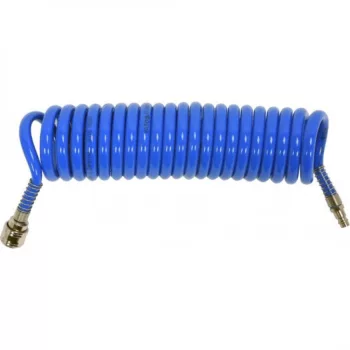   YATO Furtun pneumatic spirală cu cuplaj rapid 8 x 12 mm 5 m 1,2 MPa (YT-24207)