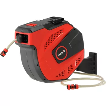   YATO Furtun de udare cu tambur, montare pe perete, 1/2" 35 metri (YT-24260)