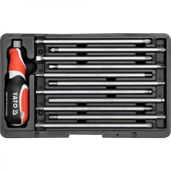 YATO Set șurubelnițe cu tijă dublă 12 piese (YT-2797)