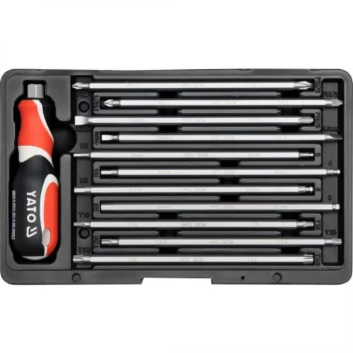 YATO Set șurubelnițe cu tijă dublă 12 piese (YT-2797)