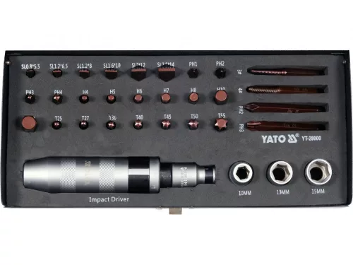 YATO Set șurubelnițe cu impact 32 piese (YT-28000)