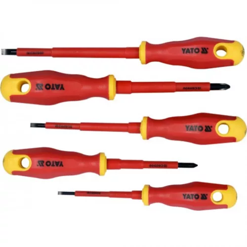 YATO Set șurubelnițe izolate 5 piese 1000V (YT-2827)