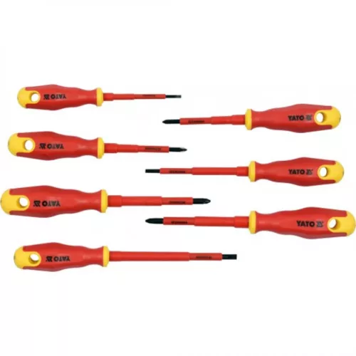 YATO Set șurubelnițe izolate 7 piese 1000V (YT-2828)