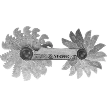   YATO Pieptene pentru filet 24 lame 0,25-6,0 mm 60° (YT-29980)