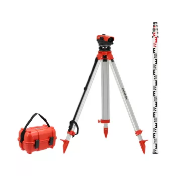   YATO Nivela optică geodezică cu accesorii (trepied + riglă) 32X IP66 (YT-30551)