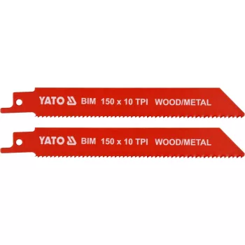   YATO Pânză ferăstrău sabie 150 mm/10TPI bimetal (2 buc/set) (YT-33930)