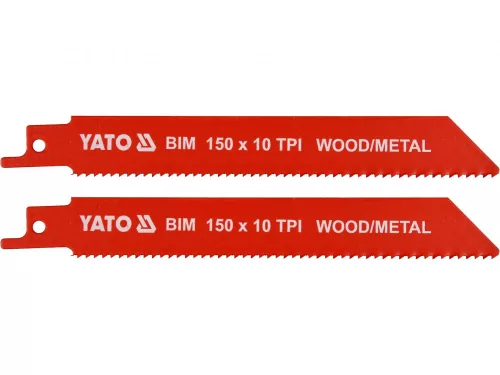 YATO Pânză ferăstrău sabie 150 mm/10TPI bimetal (2 buc/set) (YT-33930)